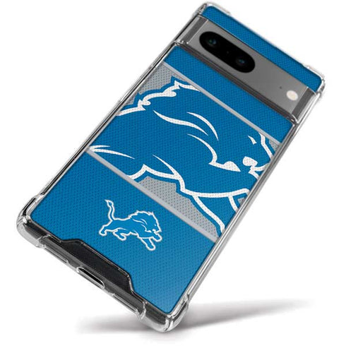 NFL Detroit Lions Zone Block Google Pixel 8a Clear Case